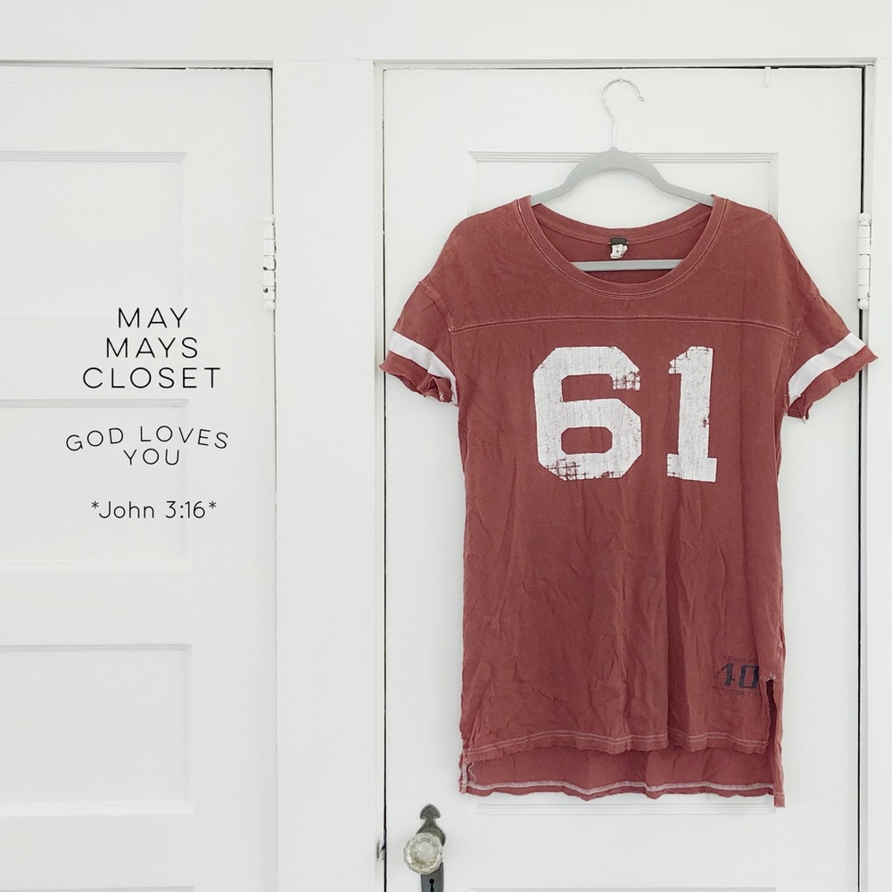 Free People We the Free Little League Tee Top xs